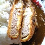 Matsui Kari - でか豚カレー（ヒレカツの２倍の大きさ）1,100円