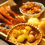 【2011/10】前菜盛り合わせ（小1800円）。素敵すぎます♪