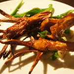 【2011/10】百家風鴨舌の炒め（980円）★噛めば噛むほど味わいが増します。