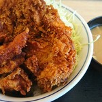 Katsuya - チキンかつと唐揚げの合い盛り丼