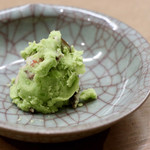 花いち - えびと椎茸豆打あえ