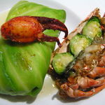 レストラン メルキュール - オマール海老とムースのシューファルシ