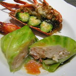 レストラン メルキュール - オマール海老とムースのシューファルシ