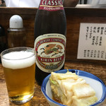 豚の味珍 - ◉キリンクラシックラガー（中瓶） 税込み570円×1 ◉辣白菜（ラッパサイ）税込み590円