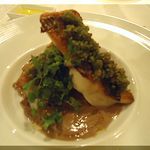 ＤＯＬＣＥＴＴＯ - 黒鯛の香草パン粉ロースト 鴨とアンチョビのソース￥2300 