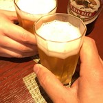 Oohama - 瓶ビール(中) 550yen