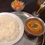 BISHAL indian -RESTAURANT - 2018/3/8 ランチセット ダルカレー