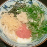 Marugame Seimen - 明太釜玉うどん 温（並） 380円