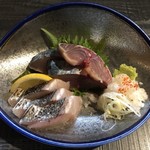 圭蔵 - 鯖の朝〆と鰆の炙り