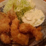 おぎ野 - 海老フライとキスフライ