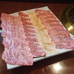 肉料理 大森 - 焼きしゃぶ、タン下、塩ミノ、ツラミ