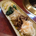 肉料理 大森 - ナムル盛り合わせ