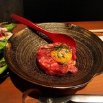 生粋 - ユッケのブルスケッタ