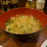 かつれつ四谷たけだ - お味噌汁