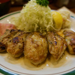 かつれつ四谷たけだ - カキバター焼定食 1500円