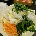 Shabuyou - 食べ放題の野菜達です。