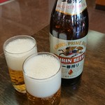 偕楽園レストハウス - ビール。