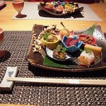 渓流荘しおり絵 - 食前酒