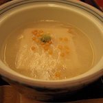 渓流荘しおり絵 - 胡麻豆腐湯葉あんかけ