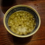 green glass - 蕎麦の実の冷やし雑炊