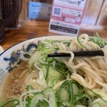 中華蕎麦 春馬 - 麺上げ⤴️