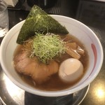 麺坊 ひかり - 味玉柳麺(醤油)