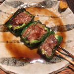 鳥茂 - ピーマン肉詰め