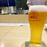 Shirayuki - 生ビールも泡を丁寧に入れています