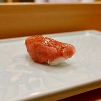 鮨処うえの - ［2019/02］寿司① 北米産中とろの握り