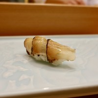 鮨処うえの - ［2019/02］寿司⑦ しまあじの握り