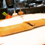 一碗水 - 天然のふきのとう、新筍の春巻き