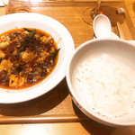 一碗水 - 麻婆にはご飯だよね♪