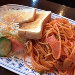 カフェ シャローム - ナポリタン大盛