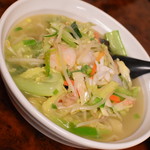 中華美食府 - 海鮮刀削麵（８８０円）２０１９年２月