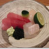 季節のお料理 辻むら - まぐろ ヒラメ　ほたて　のお造り