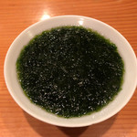 日本料理 たかむら - 鱈の白子の茶碗蒸し。生海苔の餡をかけてあります。