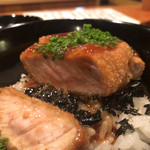 日本料理 たかむら - 衣が身離れしないように一手間。上手くいくとやっぱり嬉しいみたいです。笑