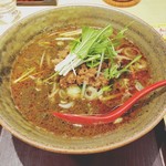 Gomameya - 黒胡麻坦々麺 写真ではあまり黒く見えない