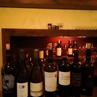 We offer a wide range of wines carefully selected by our sommelier.