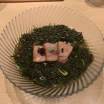 饗 くろ喜 - 海藻と女梶木の冷やしそば（1,400円）※限定麺 2019.2