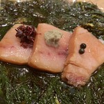 饗 くろ喜 - 海藻と女梶木の冷やしそば アップ（1,400円）※限定麺 2019.2