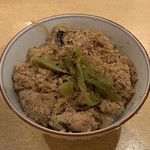 饗 くろ喜 - たら真子としらたきの煮付け飯（200円）※限定飯 2019.2