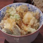 銀座 真田 - 蕎麦と小あられ天丼