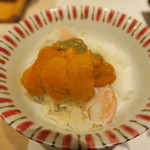 タラバガニ、雲丹、蟹味噌　御飯