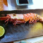 磯寿し - 海老、塩焼で