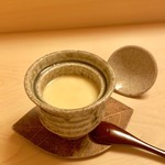 日本橋蛎殻町 すぎた - このわた(海鼠腸)の茶碗蒸し