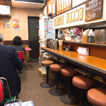 フクノヤ - 【2019年02月】店内、この日はお一人様ばかり。