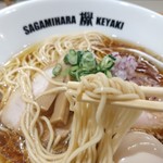 Sagamihara 欅 - 麺の弾力がいい。