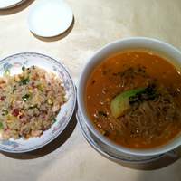 蜀江 - 担々麺と五目チャーハン