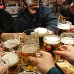 串酒場　ピザ酒場　おれんじ - ✨カンパーイ